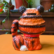 Ceramic Tiger Coin Bank.