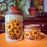 Cheinco Floral Canisters
