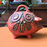 1960s Fitz and Floyd Piggy Bank