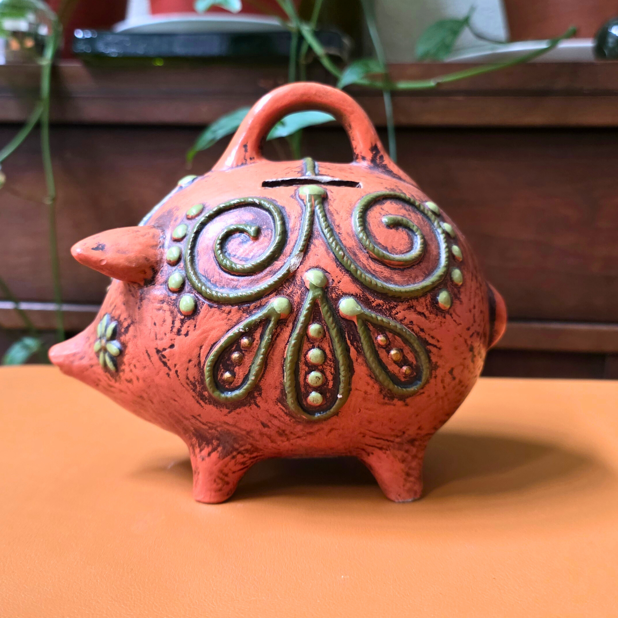 1960s Fitz and Floyd Piggy Bank