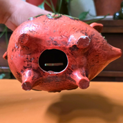 1960s Fitz and Floyd Piggy Bank