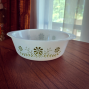 Vintage Glasbake Milk Glass Sasserole Dishes