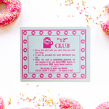 1970s Dunkin' Donuts 12 Club Punch Card