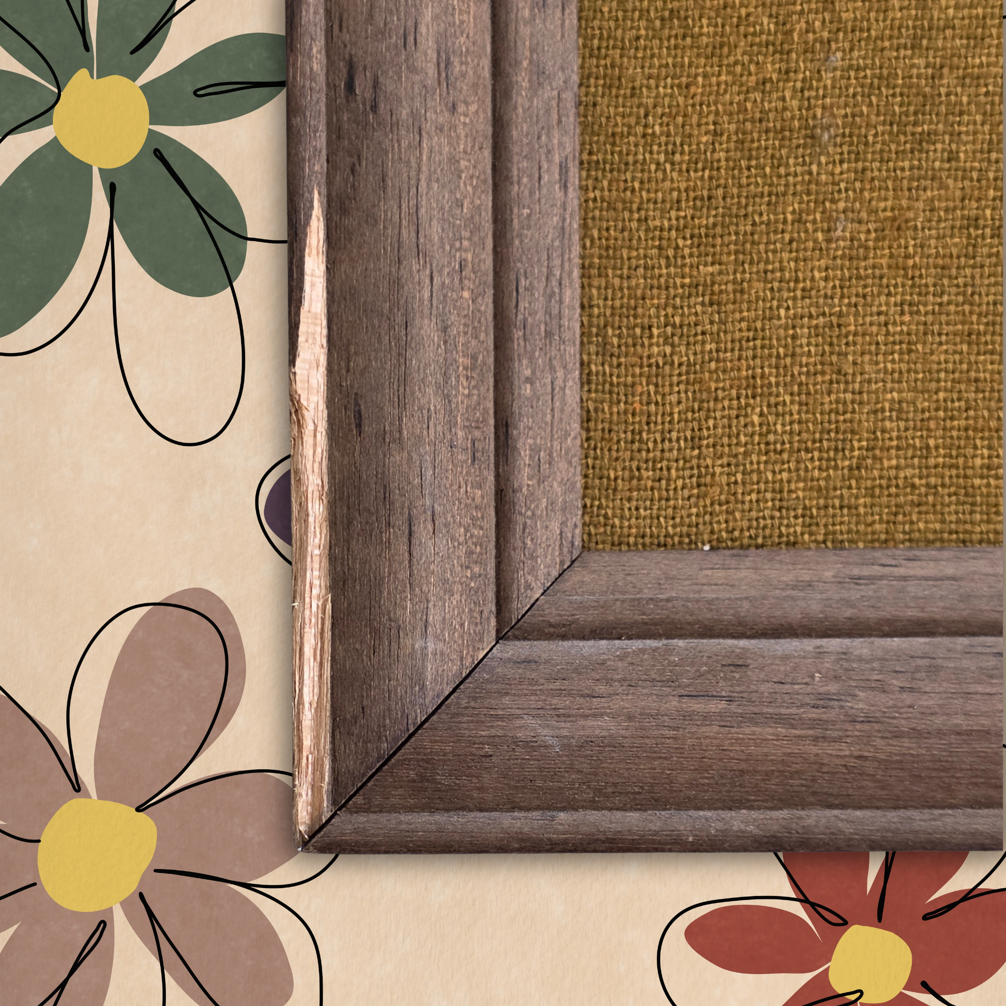 Vintage Van Gogh 'Sunflower' Crewel