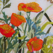 Spring Flowers Crewel