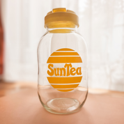 Sun Tea Glass Jar with Ice Tea Recipe
