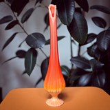 Ribbed Pedestal Swung Vase