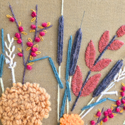 Fall Bouquet Crewel