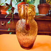 Kanawha Amber Owl Pitcher