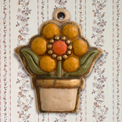 THUN Ceramic Floral Wall Plaque