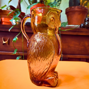 Kanawha Amber Owl Pitcher
