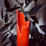 Ribbed Swung Vase