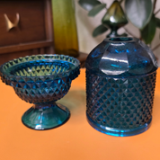 Viking Glass Diamond Point Fairy Lamp