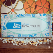 NOS 1970s/80s Tissue Boxes
