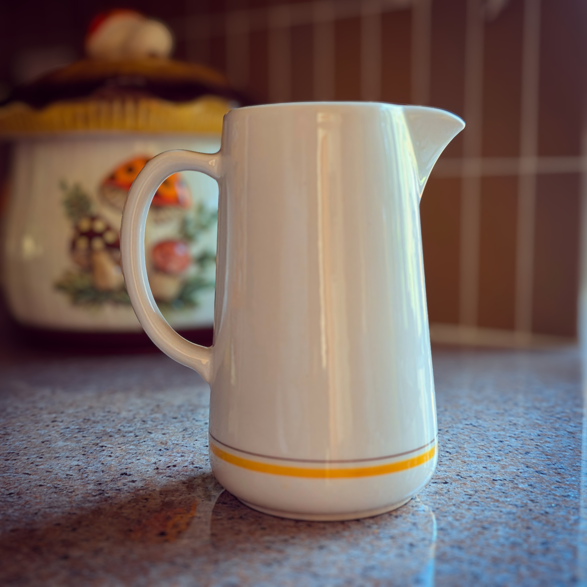 Groovy Ceramic Pitcher